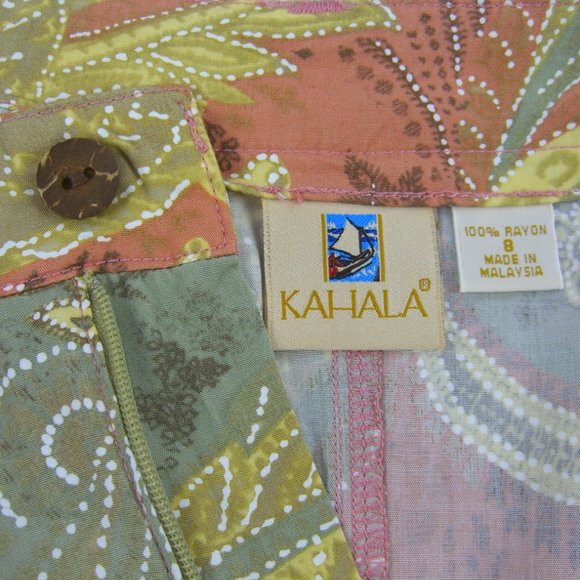 Kahala Women's Mini Skirt Paisley Size 8 - Picture 6 of 7